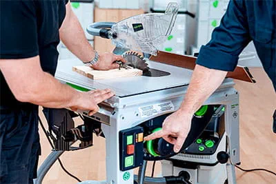 Festool bordrundsaven TKS 80 med SawStop-teknologi