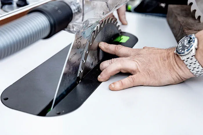 Festool bordrundsaven TKS 80 med SawStop-teknologi