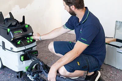 Støvfrit arbejde med Festool støvsugeren