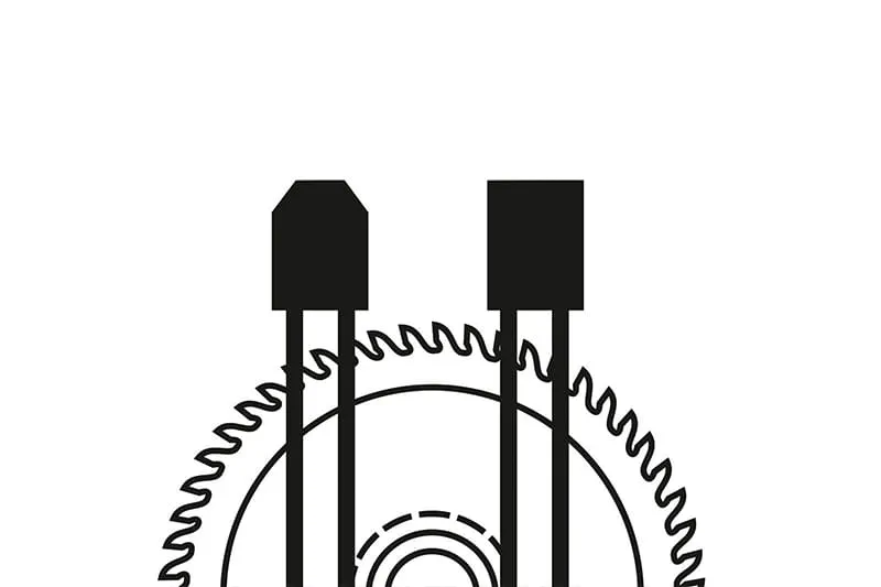 Trapezformet flad tand: Trapezformet tand til savning, flad tand til en ren skærekant = robust, lang levetid.