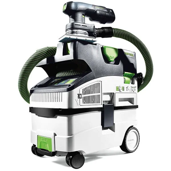 Støvsugeren CT-Midi med akku slibemaskinen fra Festool