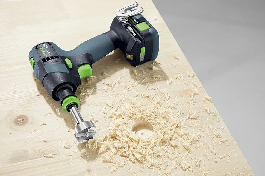Den nye TXS 12 fra Festool på arbejde