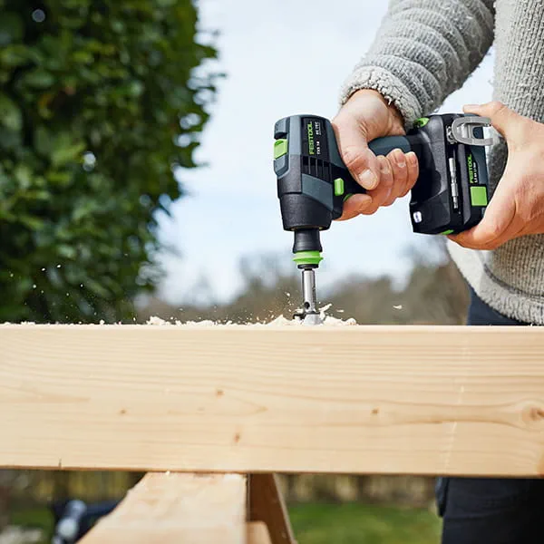 Den nye TXS 18 fra Festool i brug
