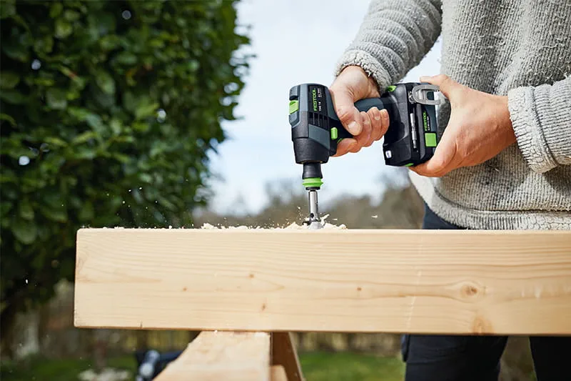 Den nye TXS 18 fra Festool i brug