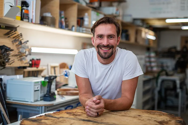 Richard Wagner på sit træværksted