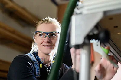 Festool rund- og dyksaven kommer i brug