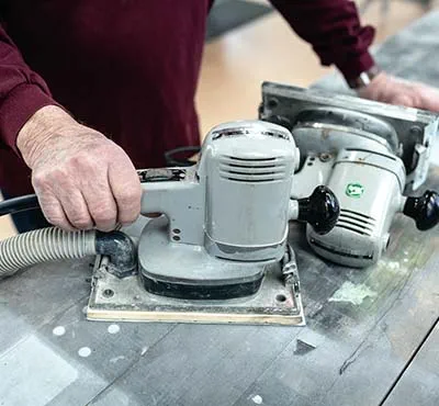 Festool rystepudserne i brug