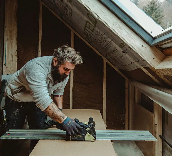 Festool diamantskæreren DSC-AG 125 i brug
