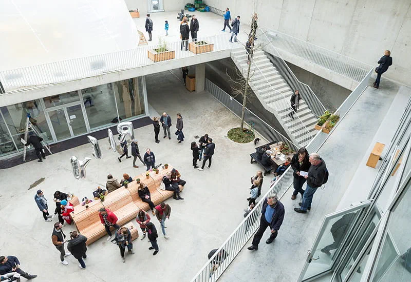 Hafven Maker Space i fugleperspektiv.