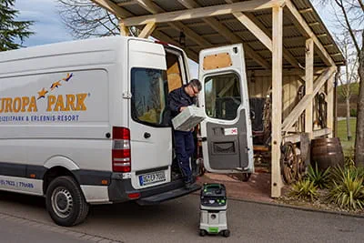 Mobilt arbejde med støvsugeren fra Festool