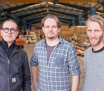 De tre initiativtagere til vivihouse-projektet