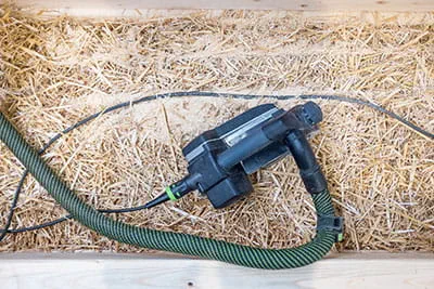 Festool høvlen i brug
