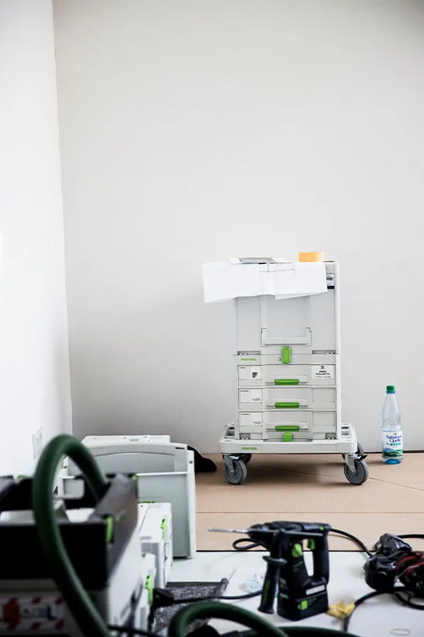 Akku boremaskinen fra Festool i brug